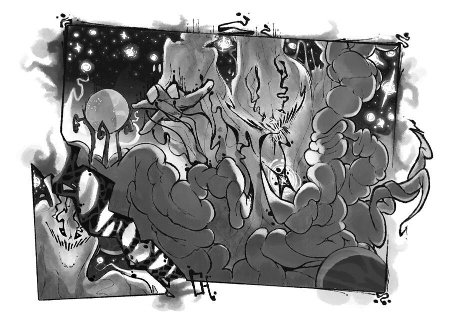 B / W Illustration, 2022